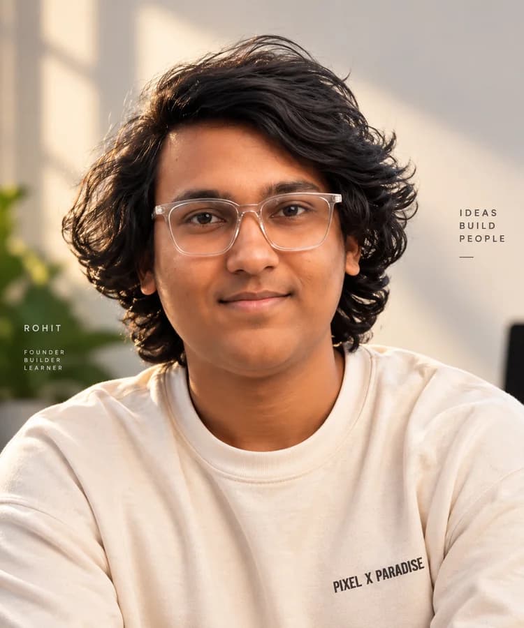 Rohit Kumar Pulamarasetty, Founder